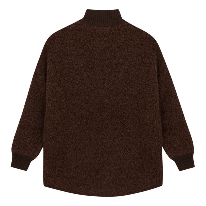 Cardigan in lana e mohair | Marrone- Immagine del prodotto n°7
