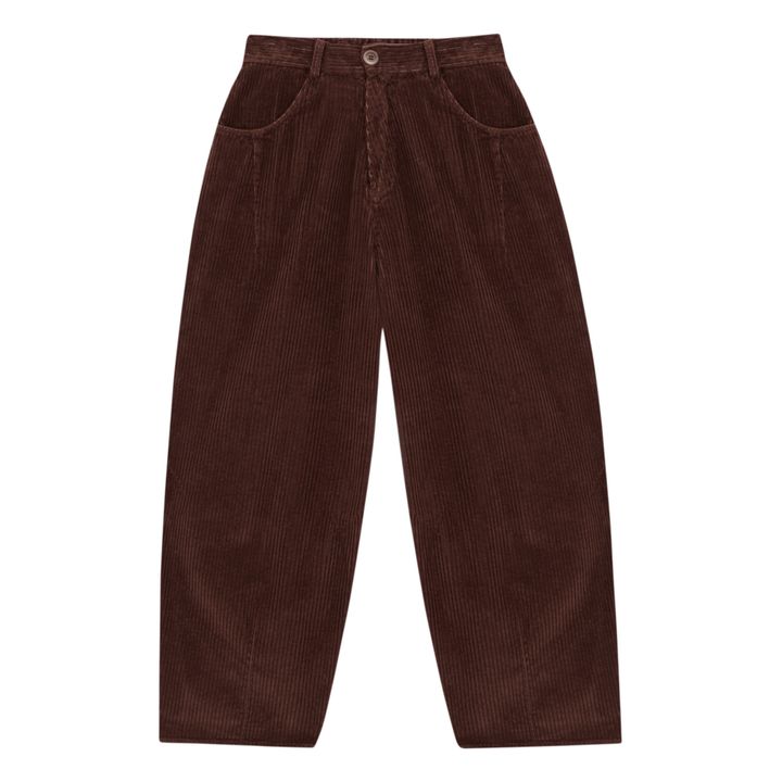 Pantalones anchos | Marrón- Imagen del producto n°0