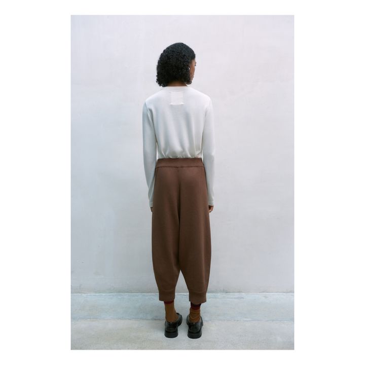 Pantalones anchos | Marrón- Imagen del producto n°3