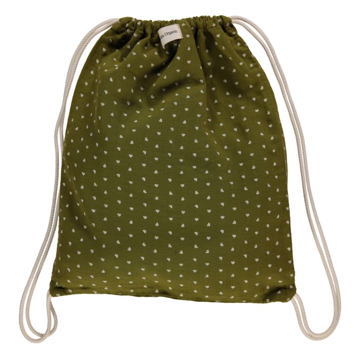 Heart backpack | Khaki- Product image n°0