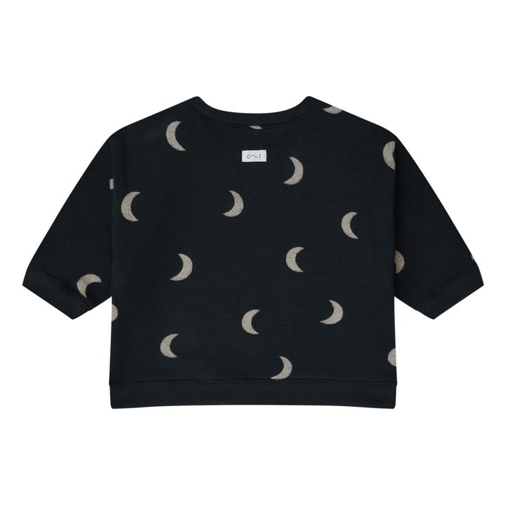 Lunes organic cotton sweatshirt | Carbon- Product image n°1