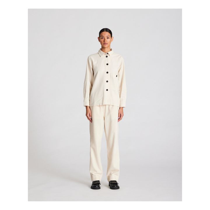 Mara Organic Cotton Overshirt Jacket | Crudo- Imagen del producto n°2