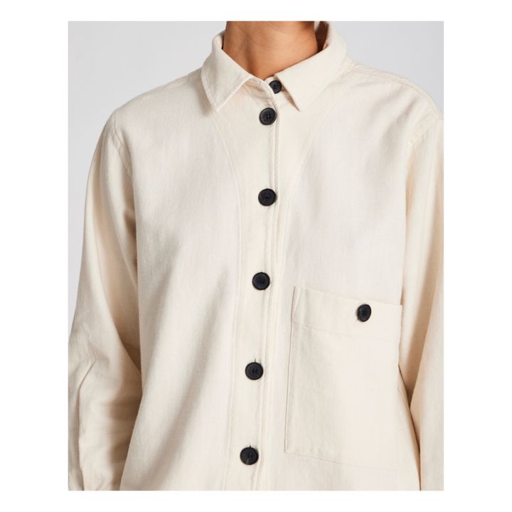 Mara Organic Cotton Overshirt Jacket | Crudo- Imagen del producto n°3