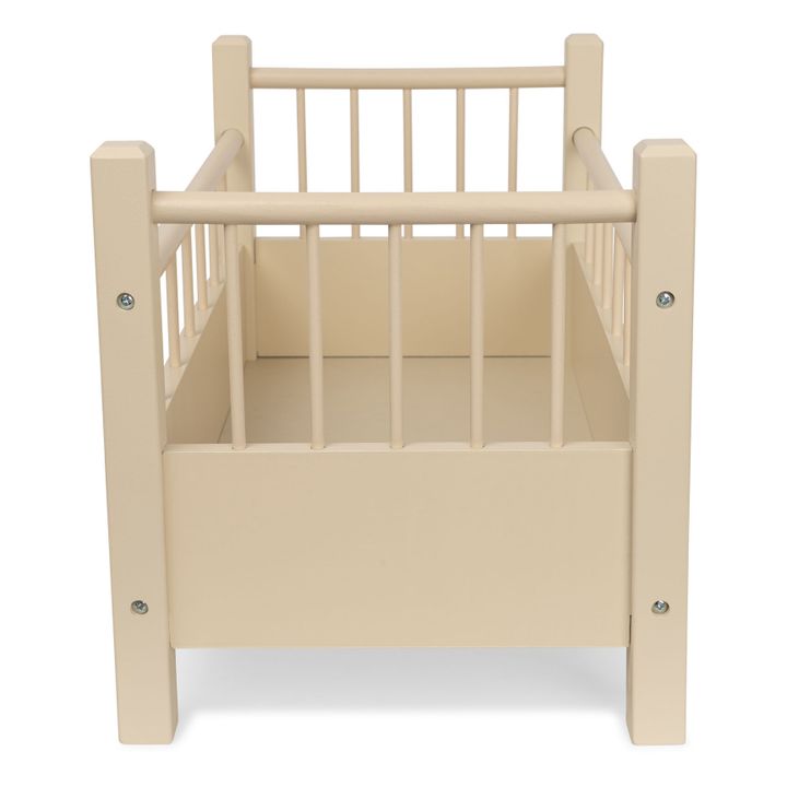 FSC wooden doll's bed | Ecru- Product image n°4