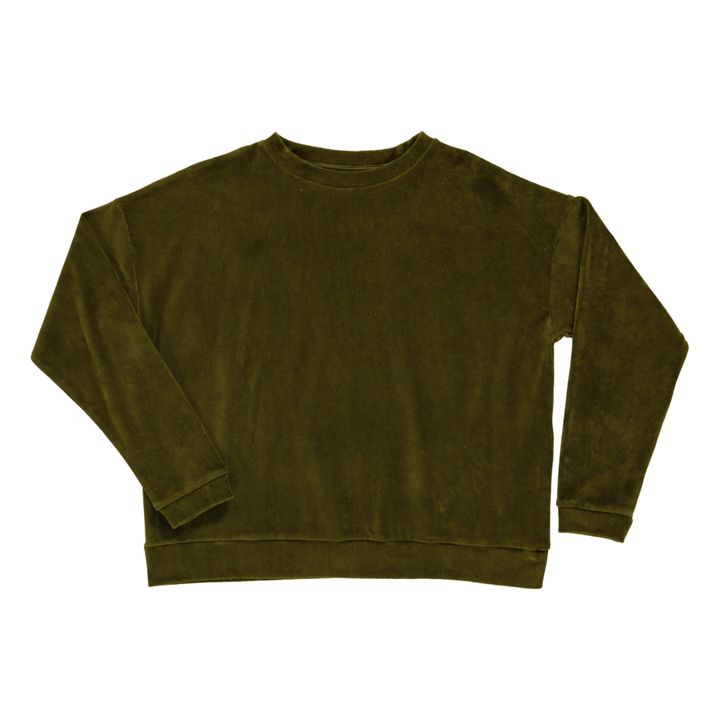 Acentra Velours Sweatshirt - Adult Collection | Khaki- Produktbild Nr. 0