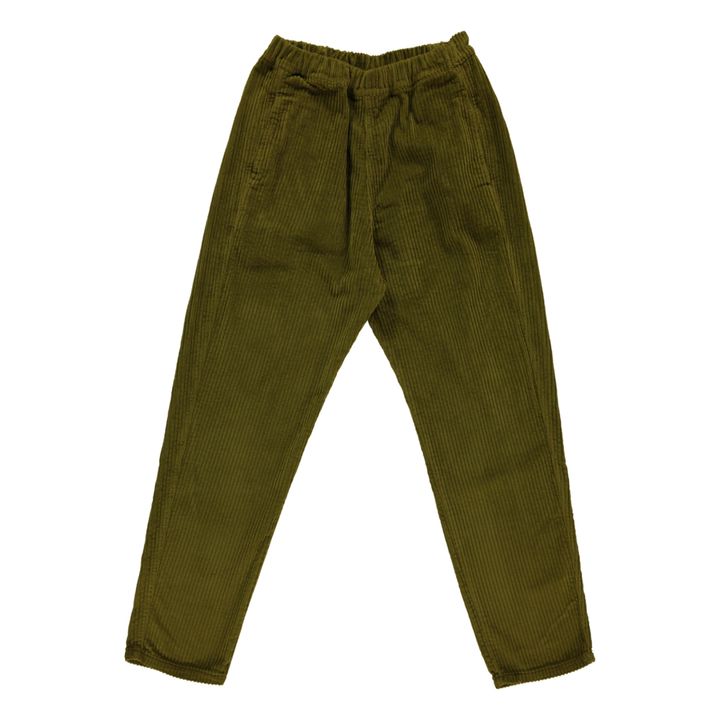 Pantaloni di velluto a coste Poppy - Collezione adulti - Poppy | Verde militare- Immagine del prodotto n°0