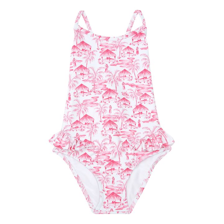 Vahine Recycled Material Swimsuit | Pink- Product image n°0
