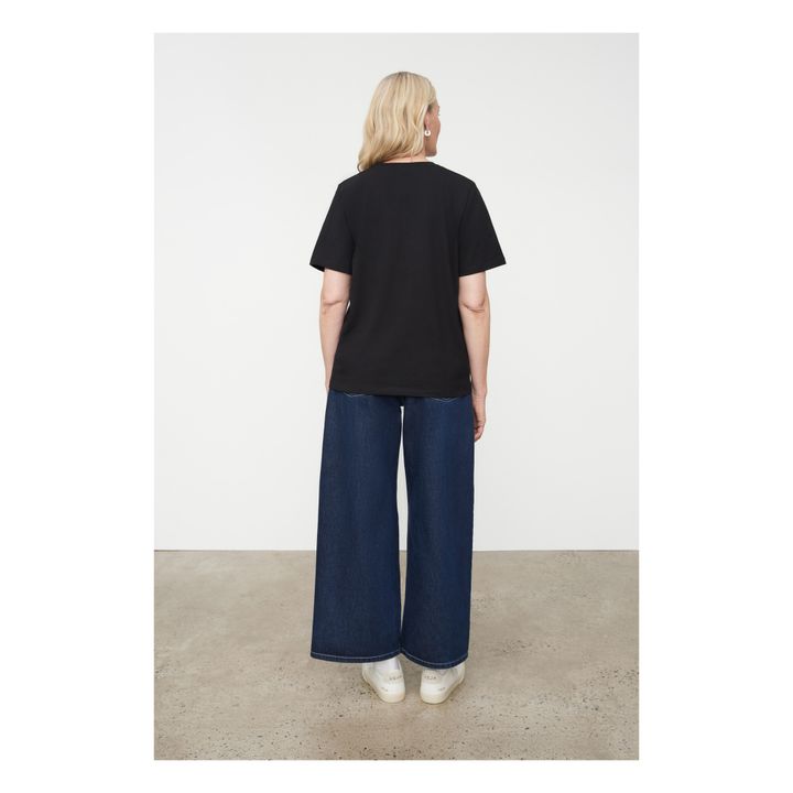 Camiseta clásica de algodón ecológico | Negro- Imagen del producto n°6