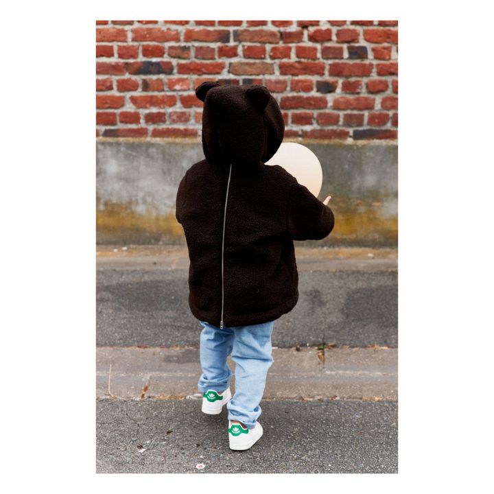 Sweat Capuche Façon Fourrure Casimir | Marron- Image produit n°2