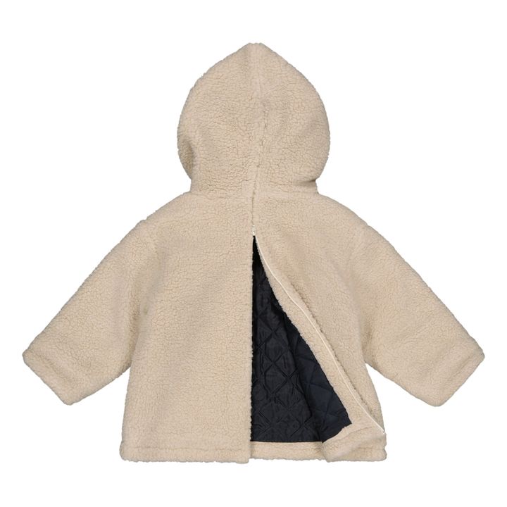 Sweat Capuche Façon Fourrure Casimir | Ecru- Image produit n°3