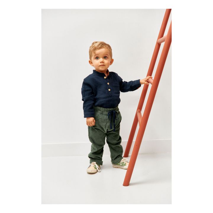 Pantalon Velours Marcel | Vert- Image produit n°1