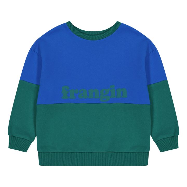 Sweat Coton Bio Edith Frangin | Bleu- Image produit n°0