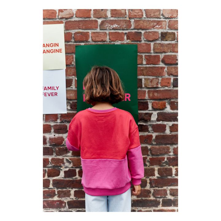 Sweat Coton Bio Edith Frangin | Rose- Image produit n°2