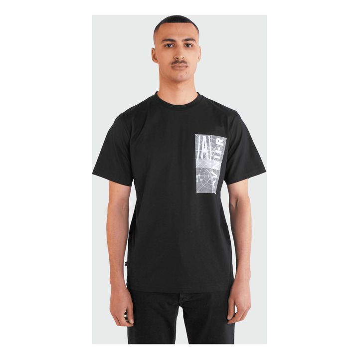 Camiseta de algodón orgánico Source Black Mire | Negro- Imagen del producto n°2