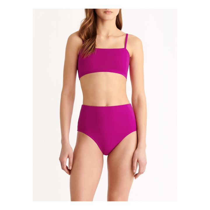 Braguita de jersey de cintura alta Patina | Rosa Fushia- Imagen del producto n°2