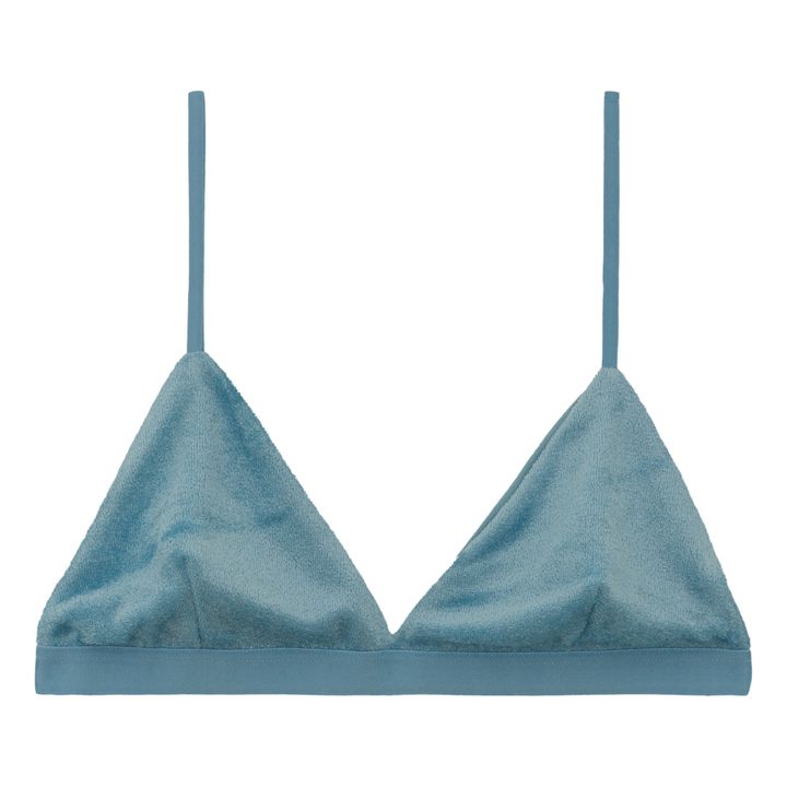 Sujetador Mississippi Velours Ecovero | Azul- Imagen del producto n°0