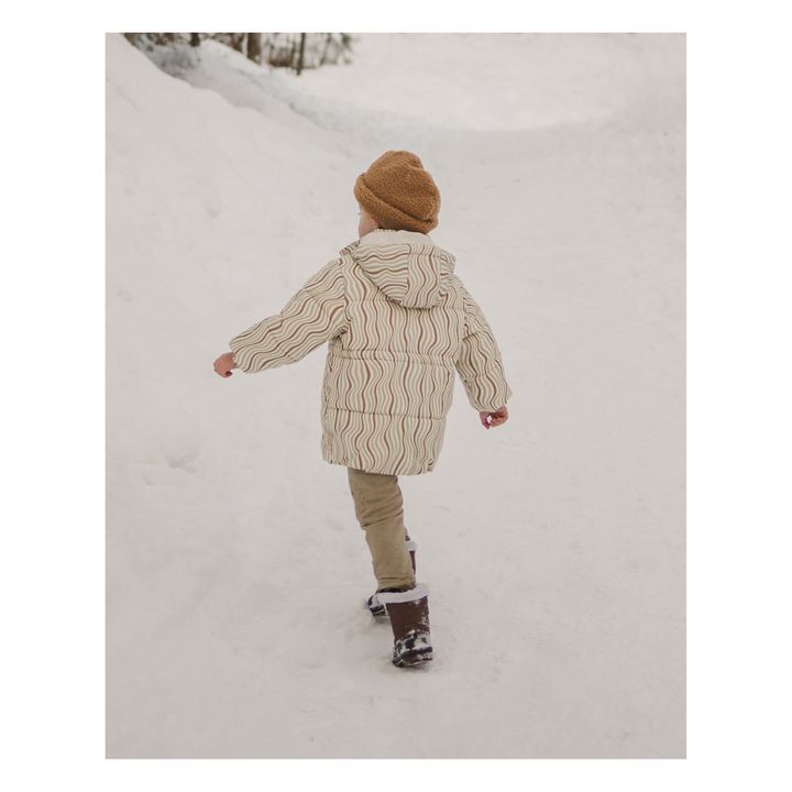 Retro Waves Daunenjacke | Seidenfarben- Produktbild Nr. 3