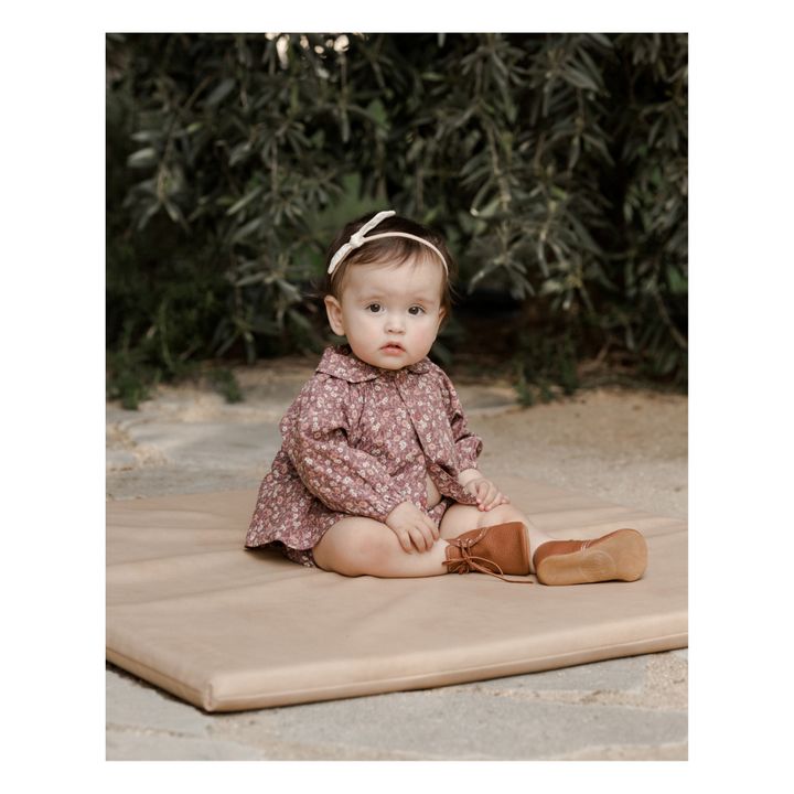 Bluse + Bloomer Blumen Nellie | Pflaume- Produktbild Nr. 1