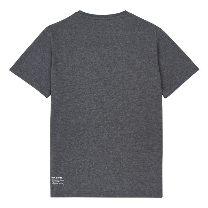 T-Shirt Basement Bio-Baumwolle | Grau Meliert- Produktbild Nr. 2