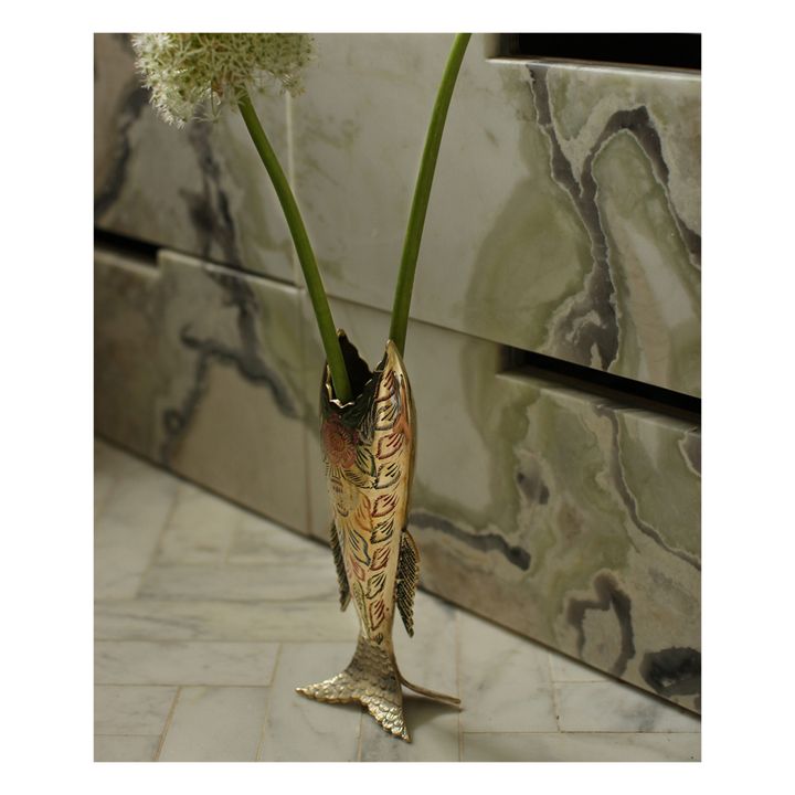 Jarrón Miracle Fish | Gold- Imagen del producto n°2