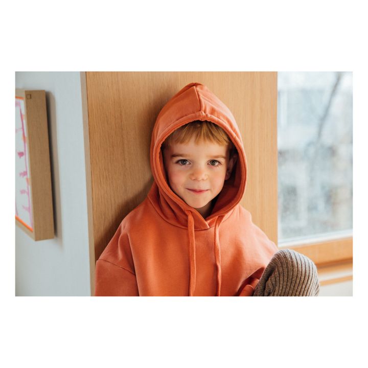 Kapuzen-Sweatshirt | Terracotta- Produktbild Nr. 5