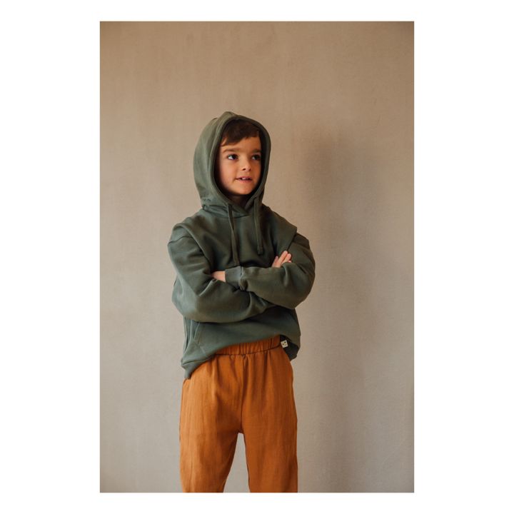 Kapuzen-Sweatshirt | Dunkelgrün- Produktbild Nr. 7
