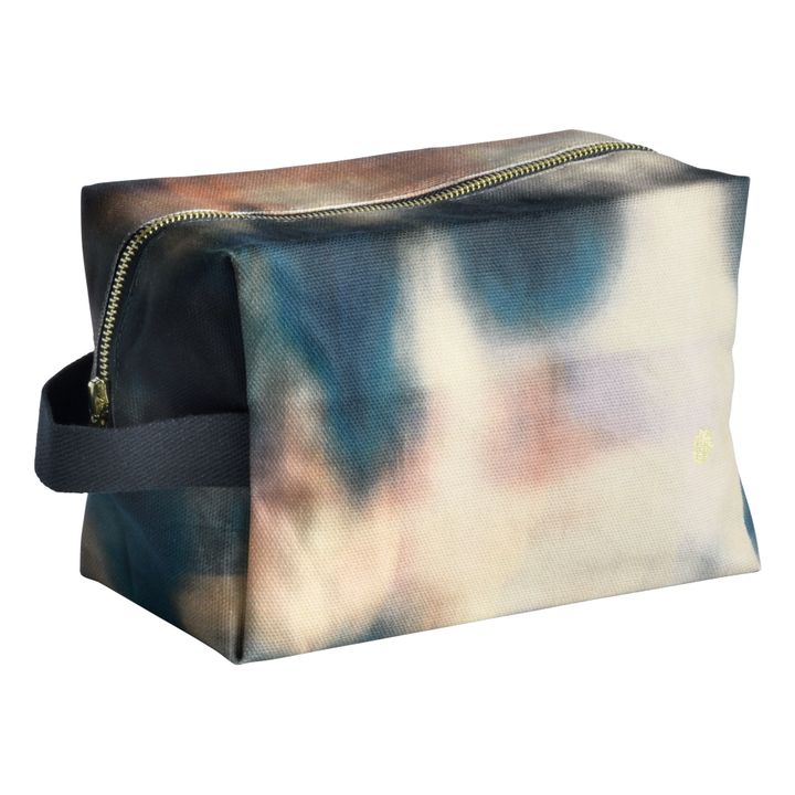 Borsa da toilette | Tie&dye indigo- Immagine del prodotto n°0