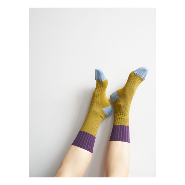 Calzino Yvette | Khaki- Immagine del prodotto n°1