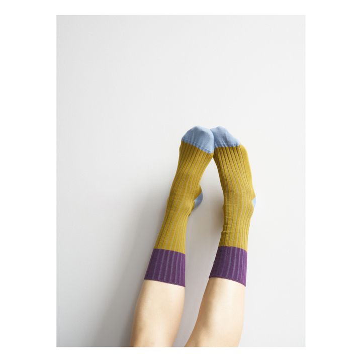 Calzino Yvette | Khaki- Immagine del prodotto n°2