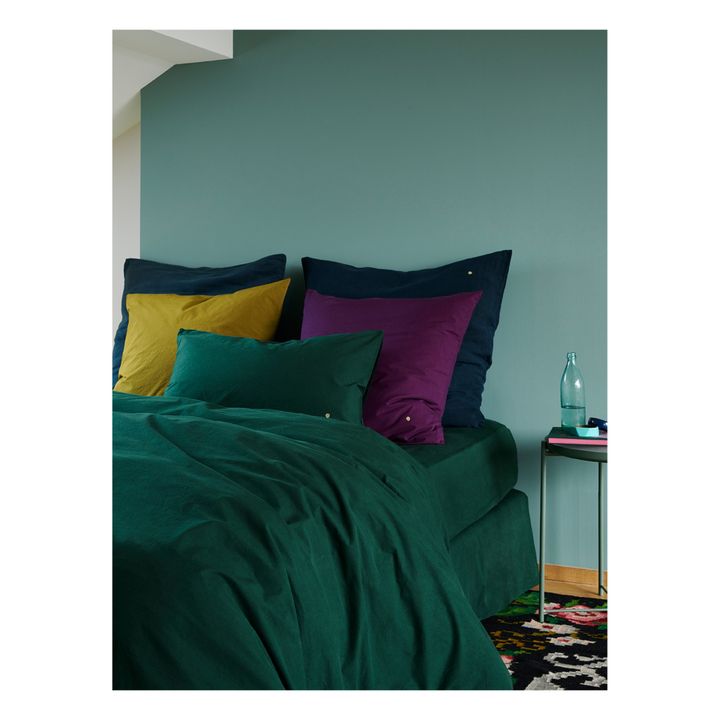 Funda de almohada Celeste | Verde Oscuro- Imagen del producto n°1
