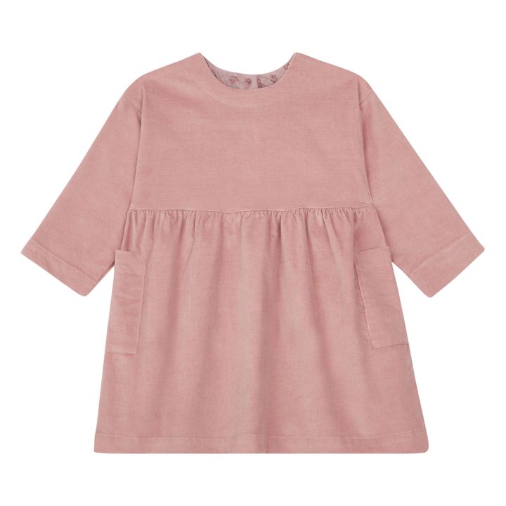 Milleraies Velvet Dress | Pink- Product image n°0
