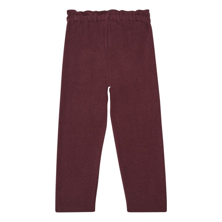 Pantalones de punto Nina | Burdeos- Imagen del producto n°1
