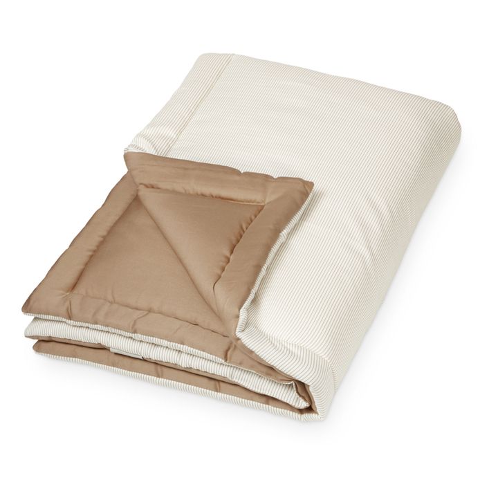 Stripes Camel soft blanket- Product image n°0