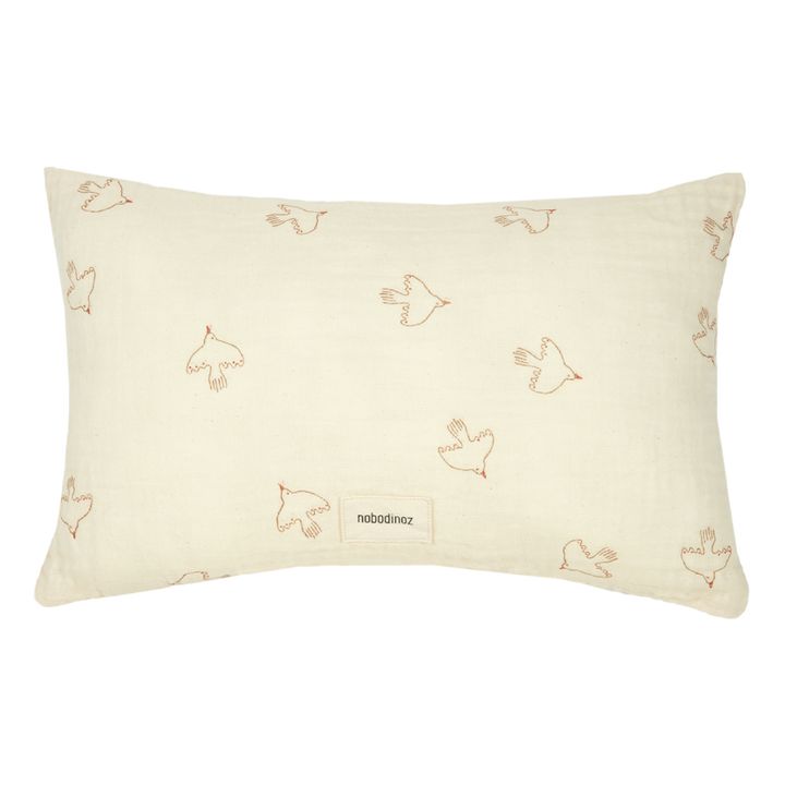 Hoshi Birds Wabi-Sabi cushion | Beige- Product image n°0