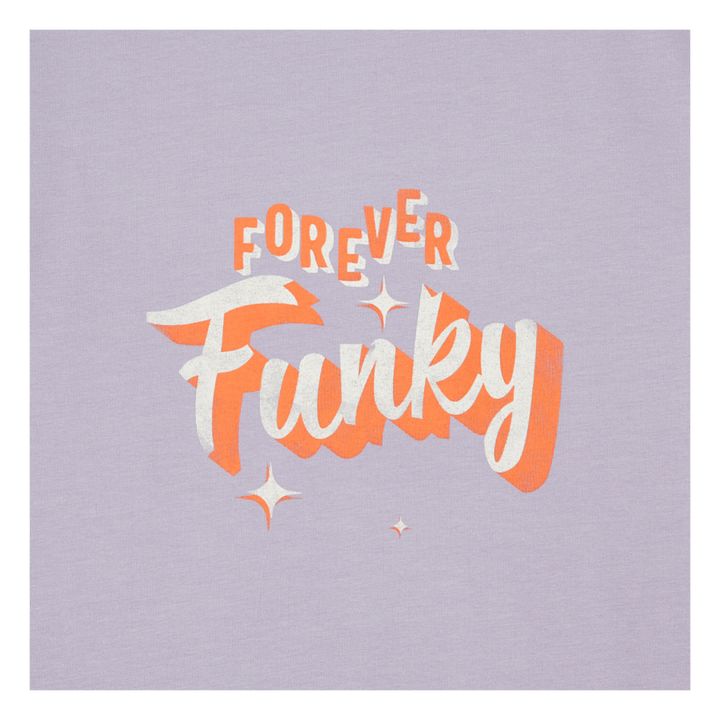 T-Shirt aus Bio-Baumwolle Forever Funky | Lavendel- Produktbild Nr. 2