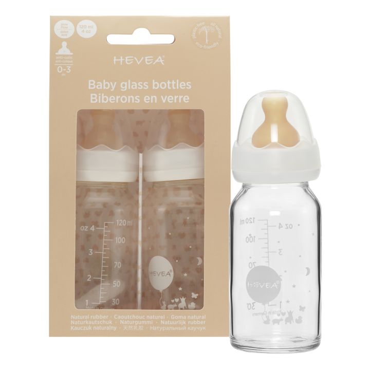 Fläschchen aus Borosilikatglas 120ml - 2er-Set- Produktbild Nr. 3