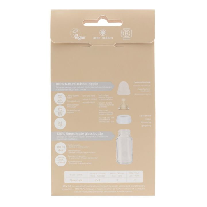 Fläschchen aus Borosilikatglas 120ml - 2er-Set- Produktbild Nr. 4