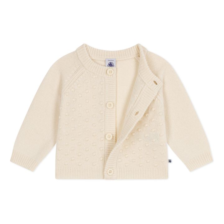 Strickjacke aus Wolle | Seidenfarben- Produktbild Nr. 2