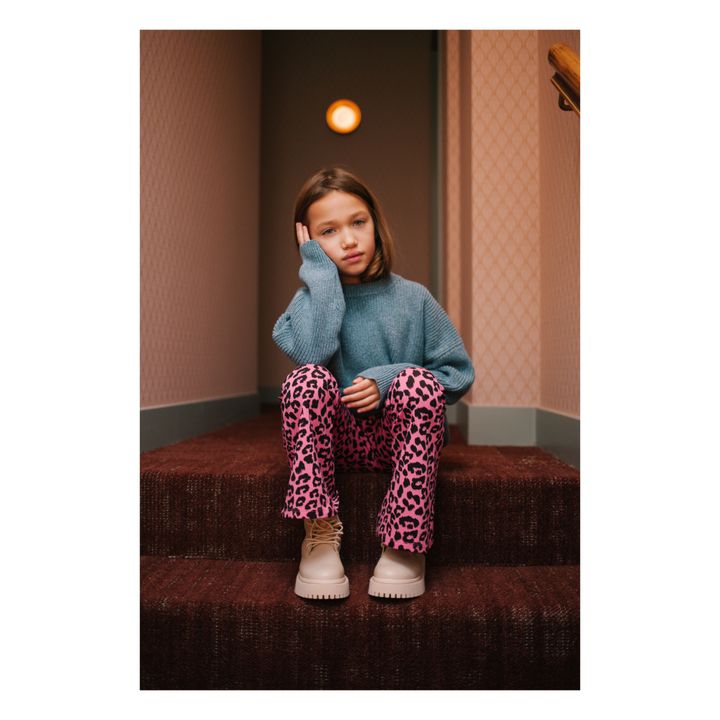 Pantaloni leopardati | Rosa- Immagine del prodotto n°4