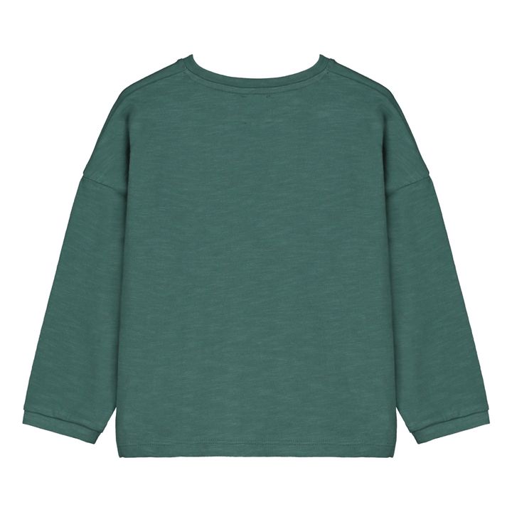 Maglietta in jersey di cotone organico fiammato LTTW | Giada- Immagine del prodotto n°1