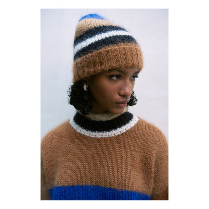 Gorro de mohair | Beige- Imagen del producto n°1