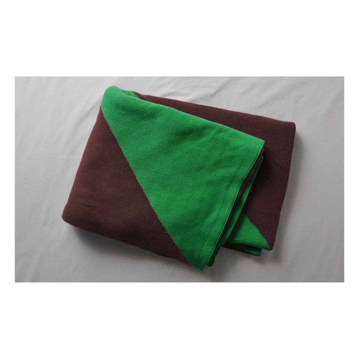 Organic Cotton Throw | Green- Product image n°1