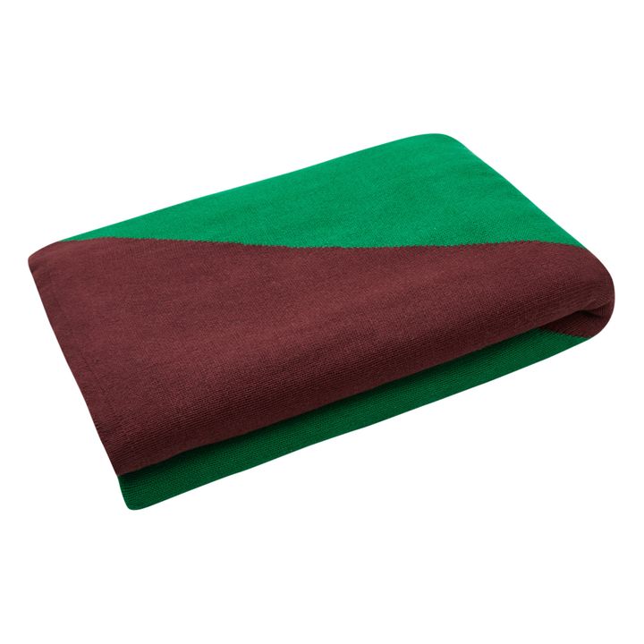 Organic Cotton Throw | Green- Product image n°2