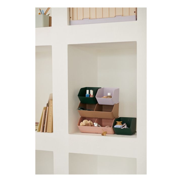 Rangements de bureau Rosemary - Set de 2 | Vert foncé- Image produit n°1