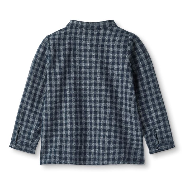 Camicia Coda Carreaux | Blu marino- Immagine del prodotto n°4