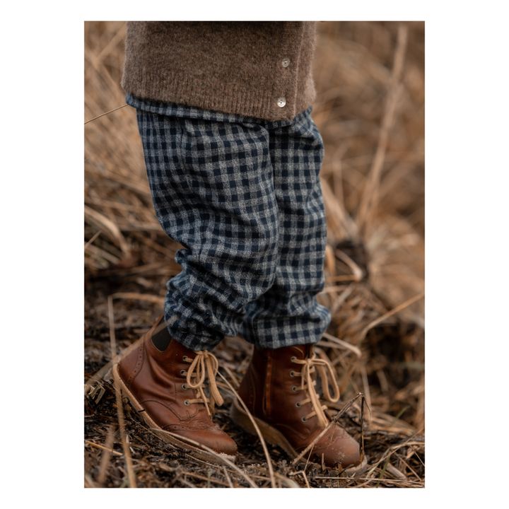 Pantaloni Coda Carreaux | Blu marino- Immagine del prodotto n°2