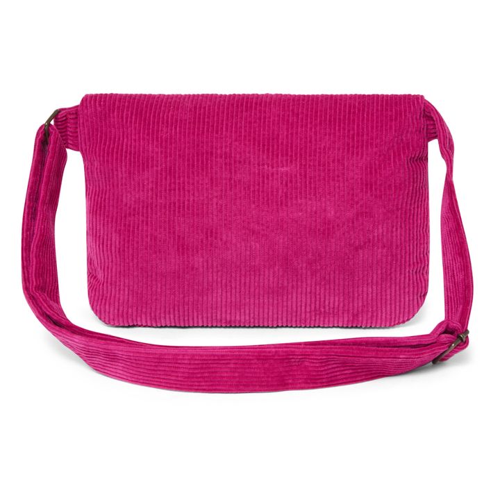 Marsupio di Cotone in Velluto a Costine - Collezione Donna | Fuscia- Immagine del prodotto n°3