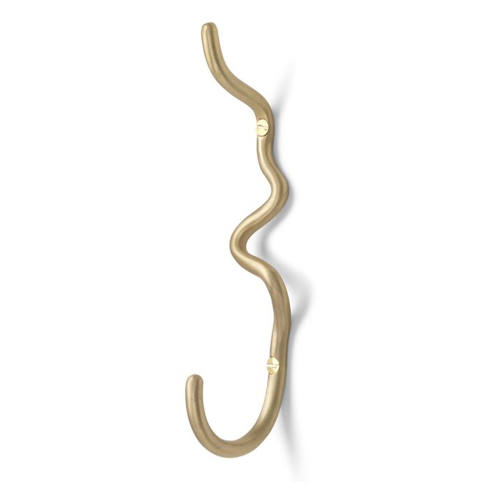 Appendiabiti Curvature | Ottone- Immagine del prodotto n°0