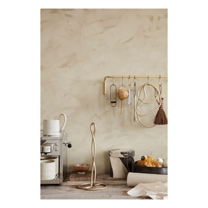 Porte Essuie-tout Curvature | Doré- Image produit n°1
