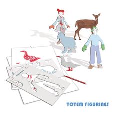 Kidsonroof Totem building game with figurine